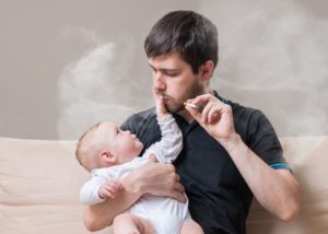 Vater raucht